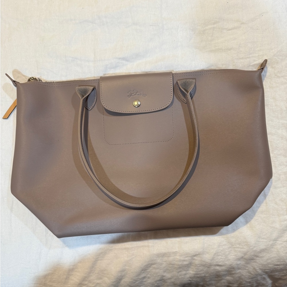 LONGCHAMP LE PLIAGE CITY BAG TAUPE BEIGE